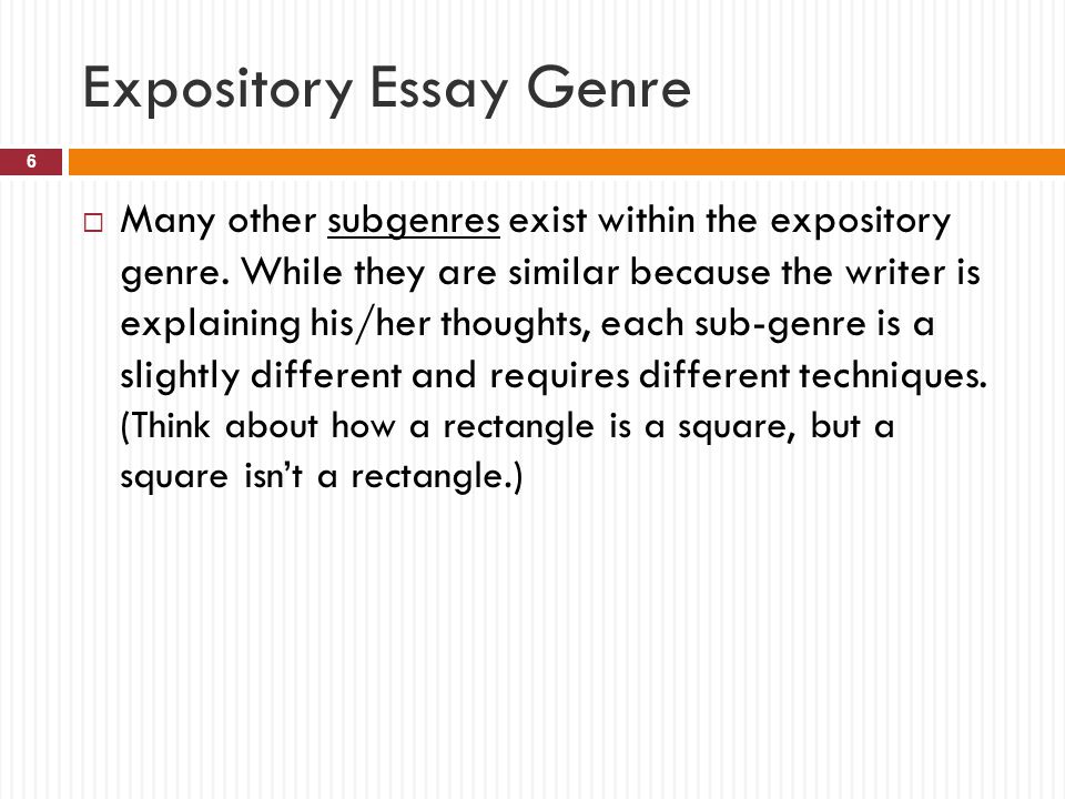 expository essay definition in literature